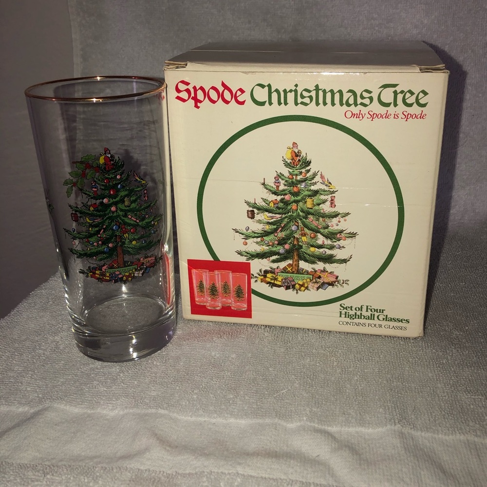 Spode highball glasses